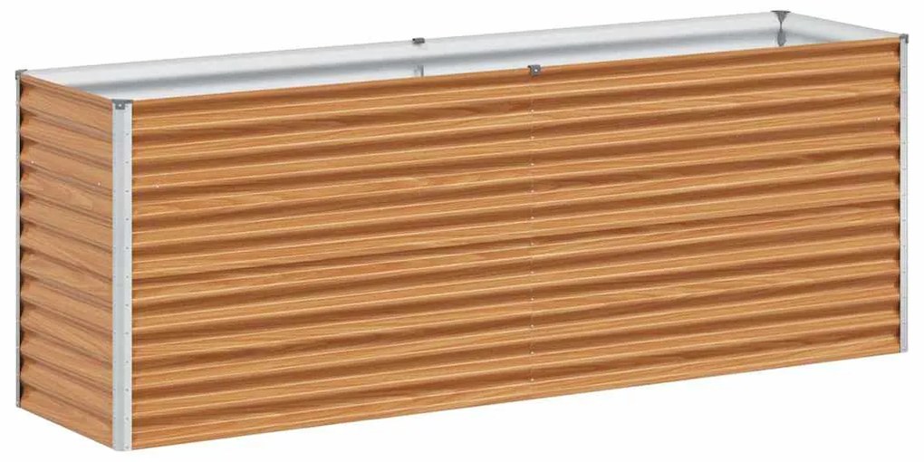 vidaXL Υπερυψωμένη Ζαρντινιέρα 195 x 50 x 68 εκ. Επικαλυμμένος Χάλυβας