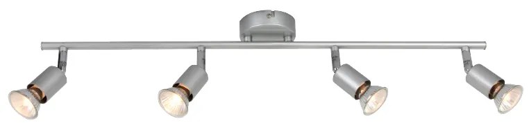 Σποτ Πολύφωτο Aca Trinity MC634SL4 Silver