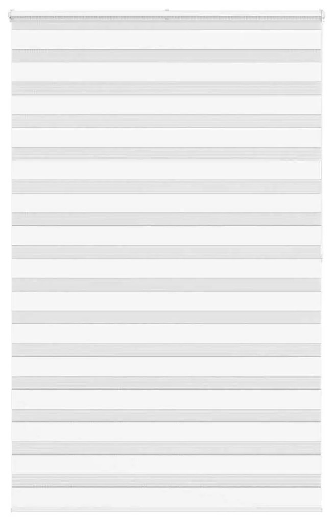 vidaXL Ζέβρα τυφλή Λευκό Πλάτος υφάσματος 140,9 εκ. Πολυεστέρας