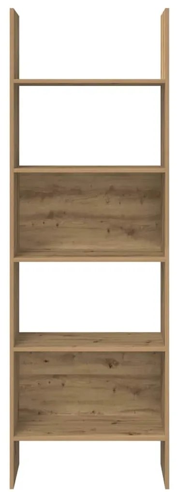 vidaXL Βιβλιοθήκη artisan δρυς 60 x 35 x 180 εκατοστά