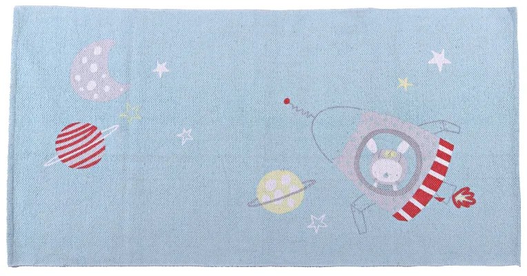 Χαλί Baby Space Aqua 70x140 - Nef Nef