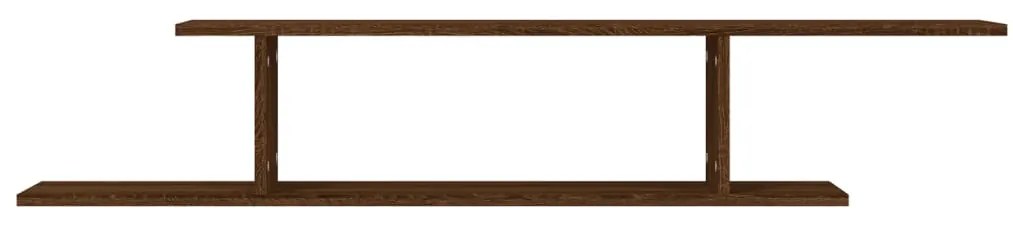 vidaXL Ράφι Τηλεόρασης Καφέ Δρυς 125 x 18 x 23 εκ. Επεξεργασμένο Ξύλο