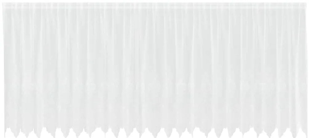 vidaXL Κουρτίνες με κουρτίνες Λευκό 600 x 160 cm Πολυεστέρας