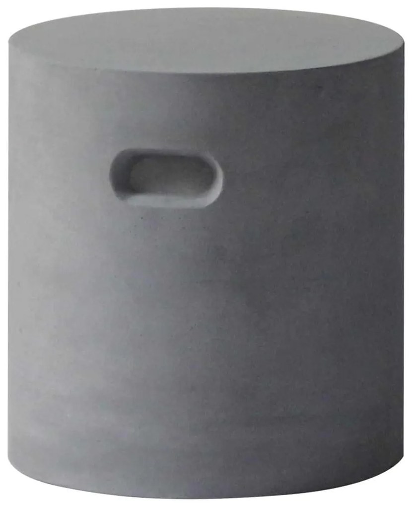 Cylinder Σκαμπώ CONCRETE D.37cm Cement Grey