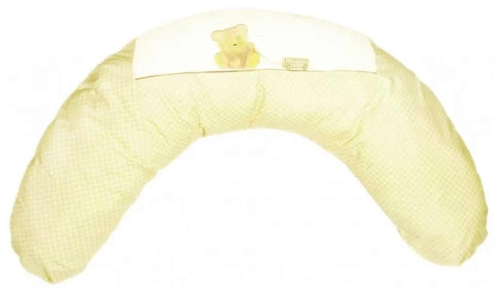 Μαξιλάρι Θηλασμού Des.125 Light Green Baby Oliver 126x37cm 100% Ballfiber