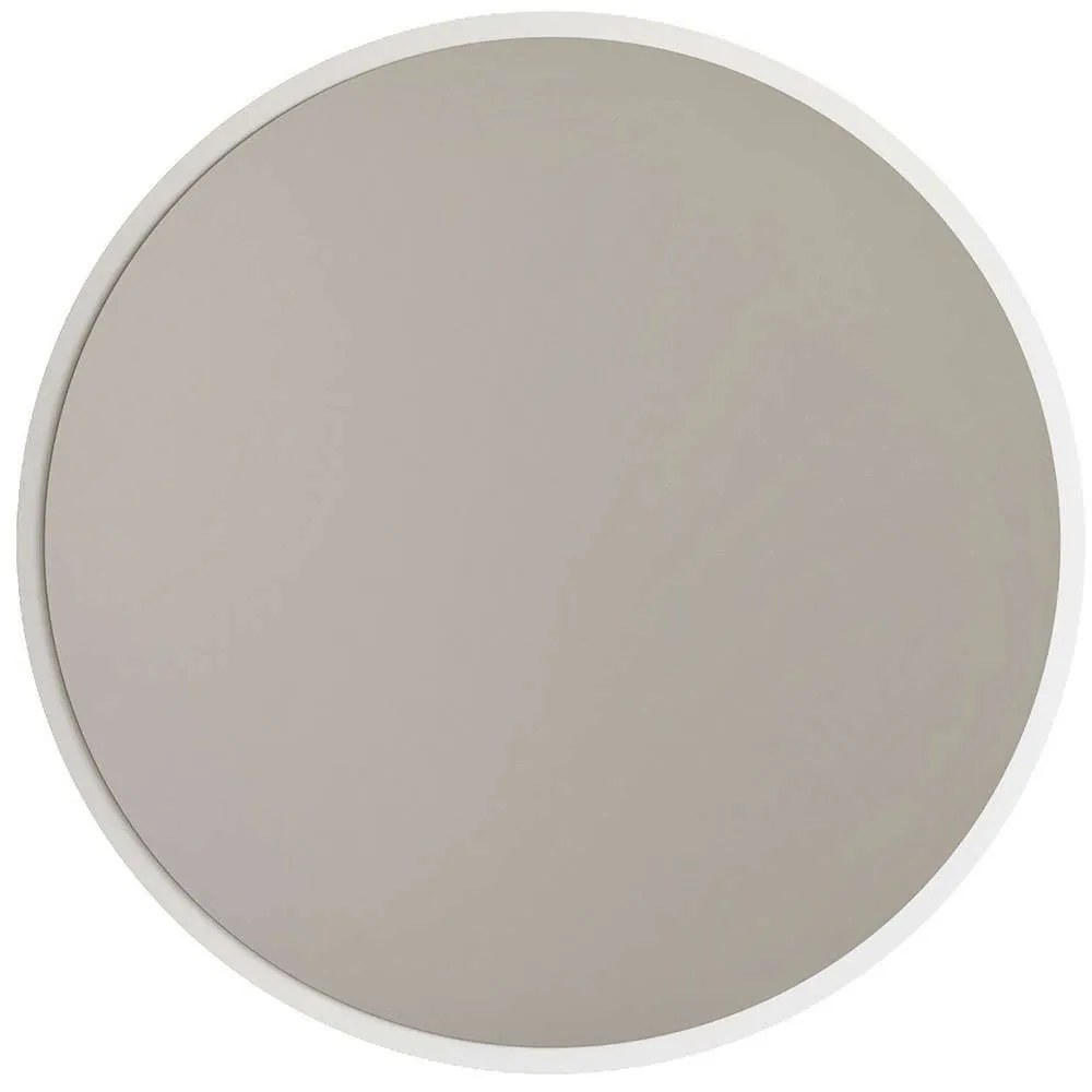 Καθρέπτης Τοίχου 552NOS2205 60x2,2x60cm White Aberto Design Mdf,Γυαλί
