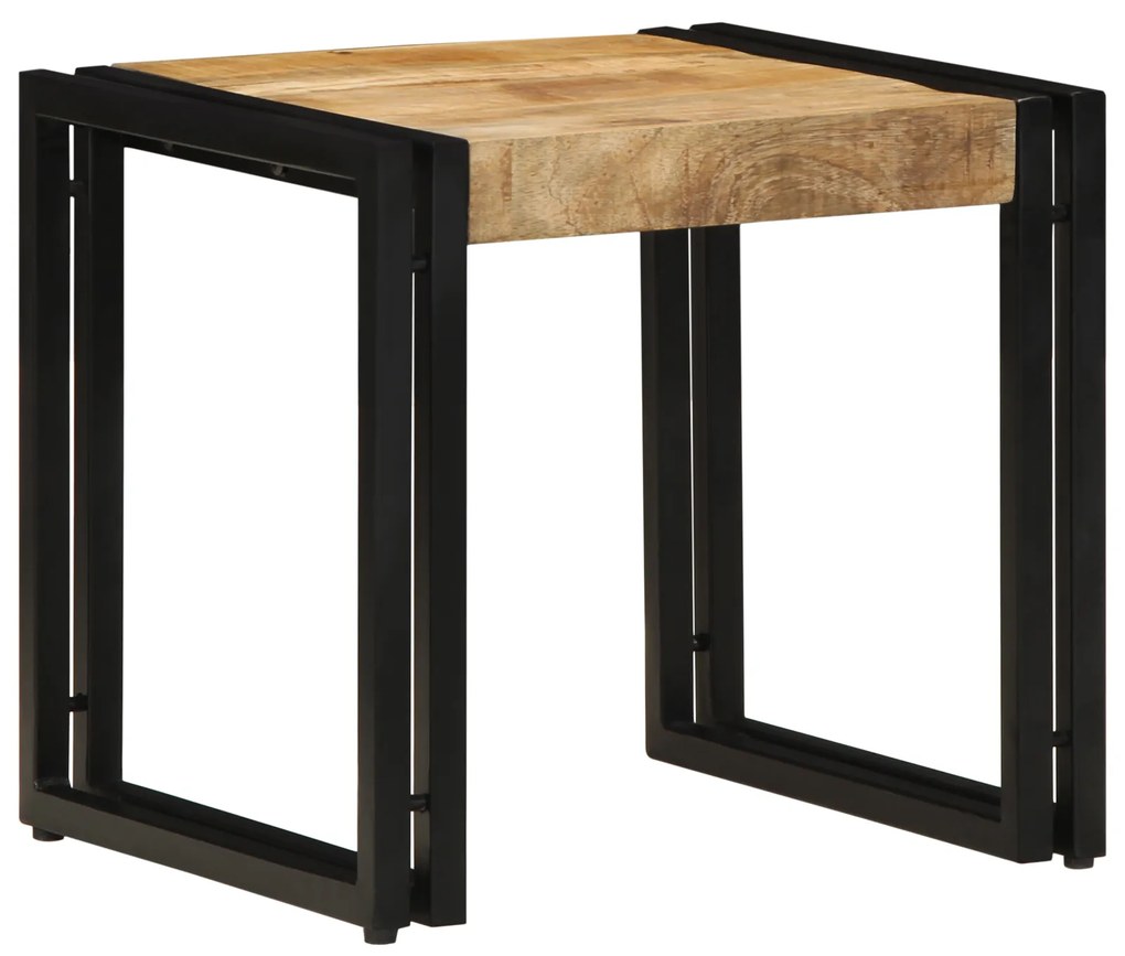 vidaXL Τραπέζι καφέ 40x50x38 εκ Μασίφ τραχύ ξύλο μάνγκο