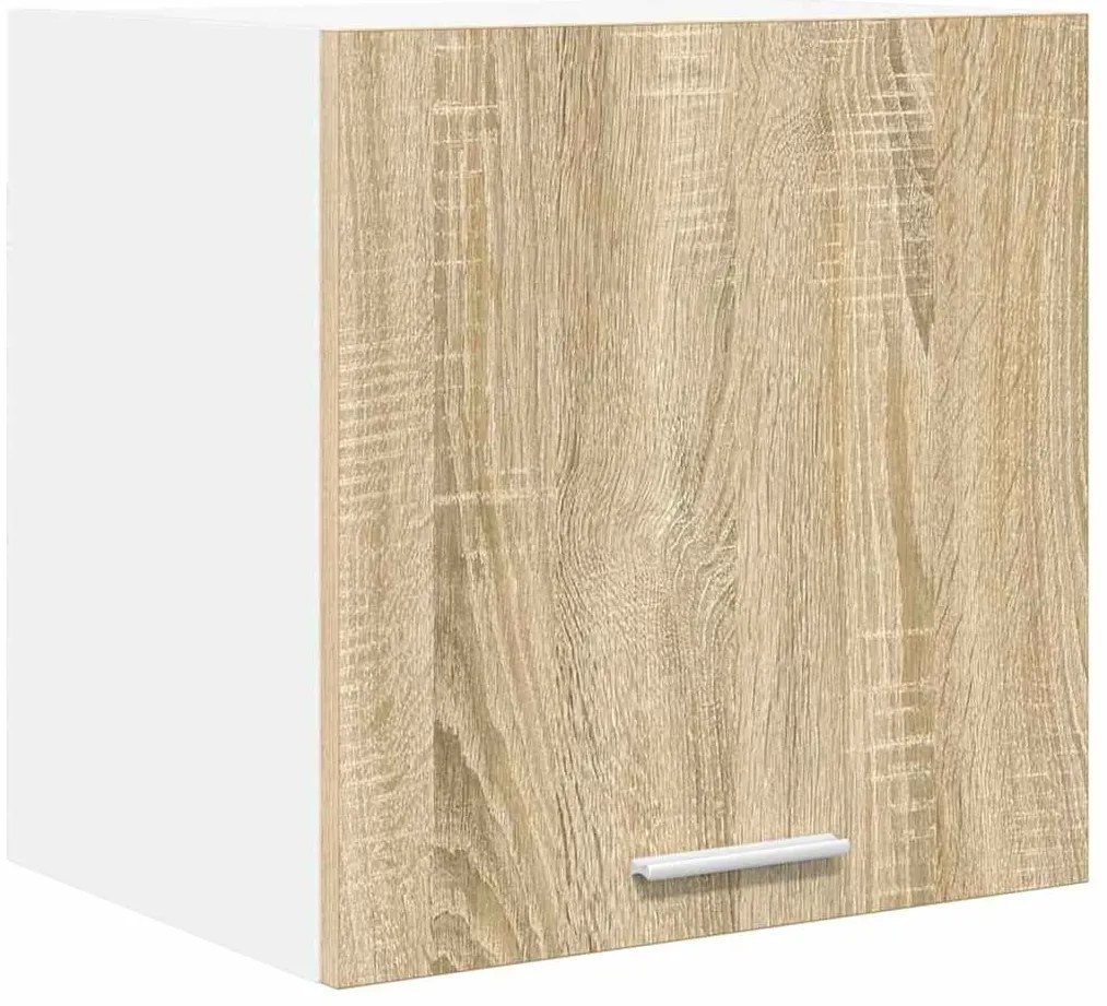 vidaXL Κρεμαστό ντουλάπι Σομόνα Δρυς και Λευκό 40 x 31 x 40 εκ.