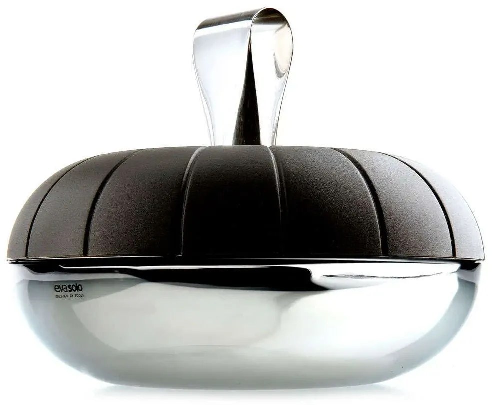 Παγοθήκη Με Λαβίδα 567716 Clear-Black Eva Solo Steel,Plastic