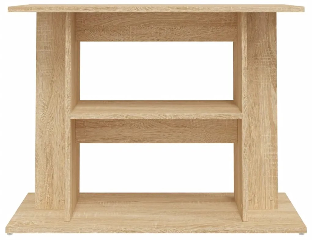 vidaXL Βάση Ενυδρείου Sonoma Δρυς 80x35x60 εκ. από Επεξεργασμένο Ξύλο