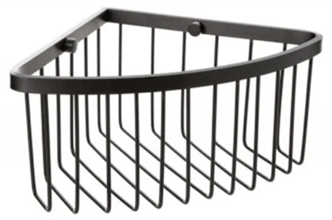Ραφάκι Μπάνιου Γωνιακό 06624.001 Black Aluminium