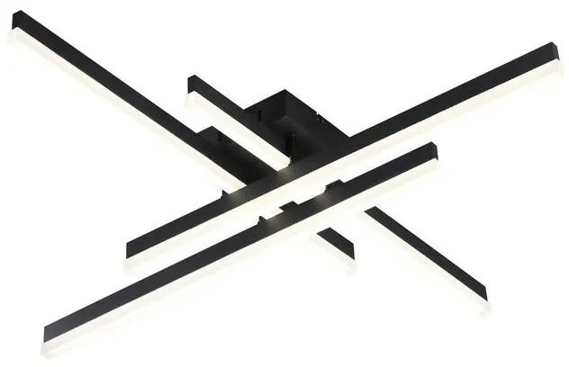Arlight Φωτιστικό Οροφής Ράβδοι LED 45W 4000K 2925 Lumen L80xW60xH13cm CCC 693-2 Μαύρο 0064178