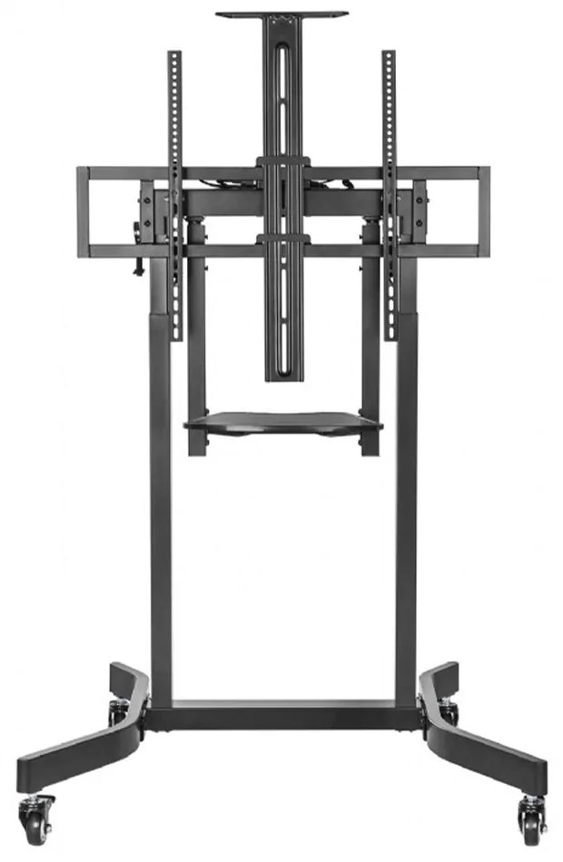 GEMBIRD MOTORIZED HEIGHT ADJUSTABLE TV FLOOR STAND WITH CASTER WHEELS AND REMOTE CONTROL 55'-100'