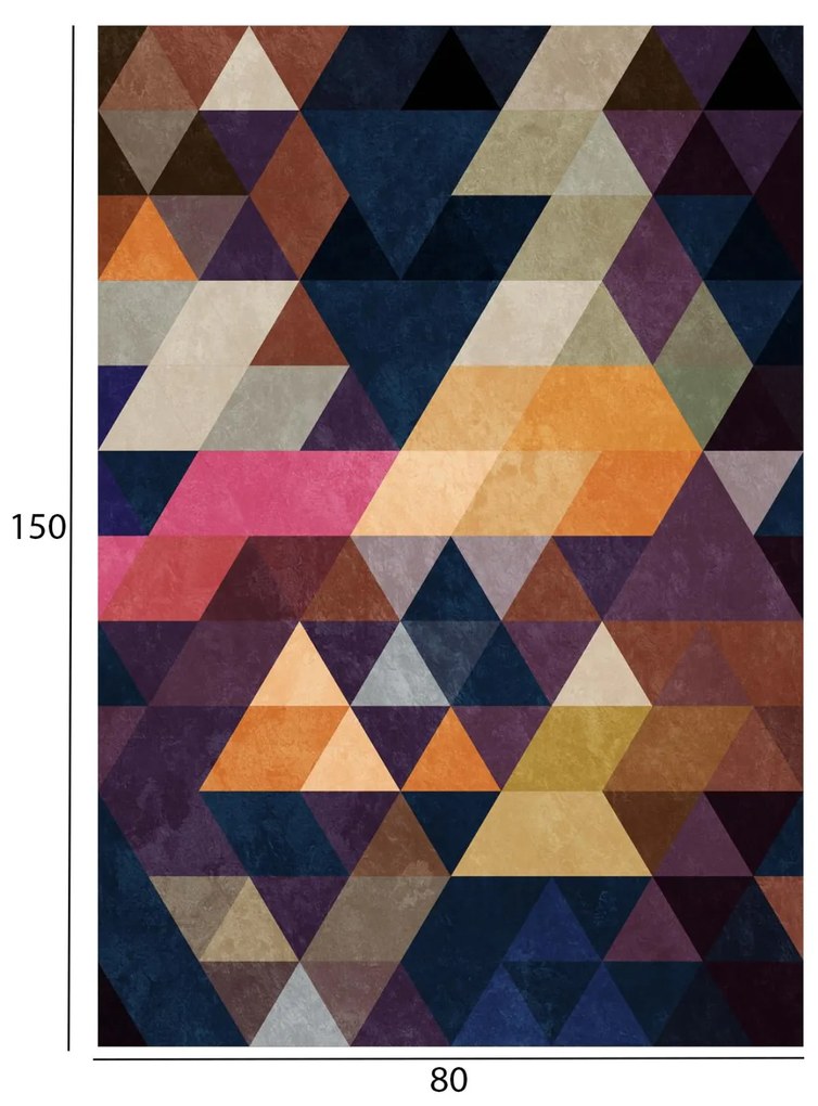 Χαλί σαλονιού C7676.20 Josiane Πολύχρωμο 80x150 εκ. 80x150x1 εκ.