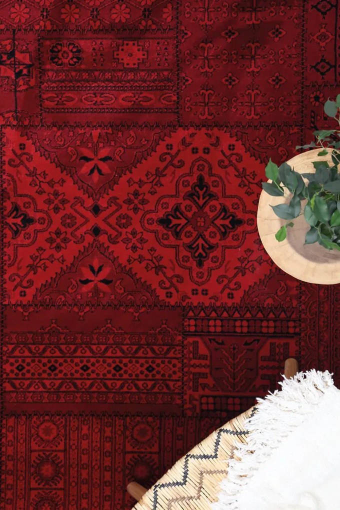 Κλασικό χαλί Afgan 7675A D.RED Royal Carpet - 133 x 190 cm - 11AFG7675A77.133190 - 11AFG7675A77.133190