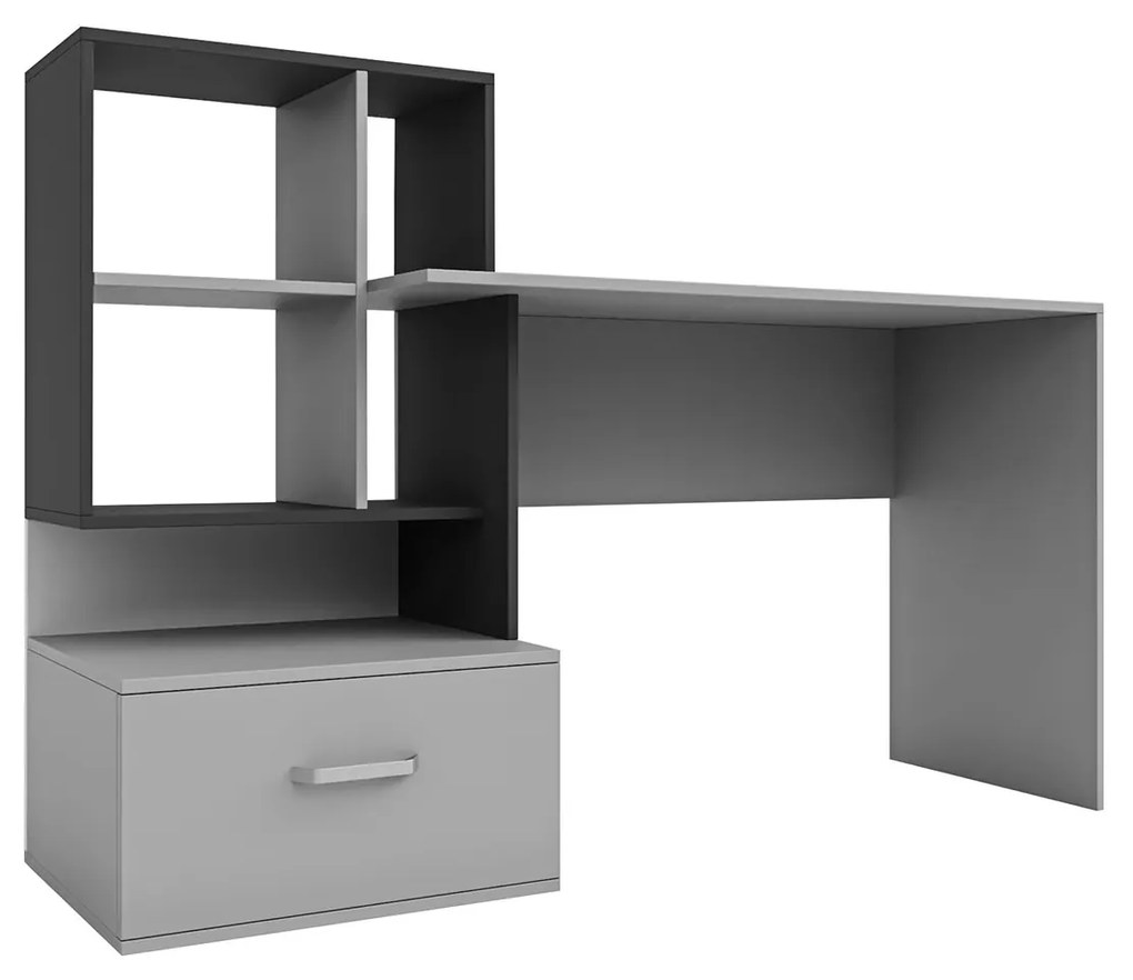 Γραφείο Viola Γκρι-Ανθρακί 149x48x105cm