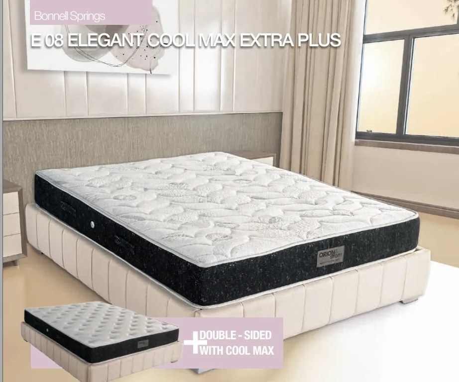 Στρώμα  E08 Elegant Cool Max Extra Plus  100×190 εκ.  Σκληρότητας: Μέτριο  Orion Strom