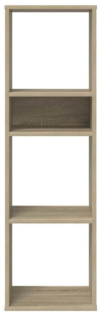 vidaXL Βιβλιοθήκη Χρώμα Sonoma Δρυς 34x31x112 εκ. Επεξεργασμένο Ξύλο