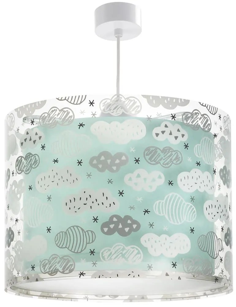 Clouds Green κρεμαστό παιδικό φωτιστικό (41412[H]) - 41412H - 41412H