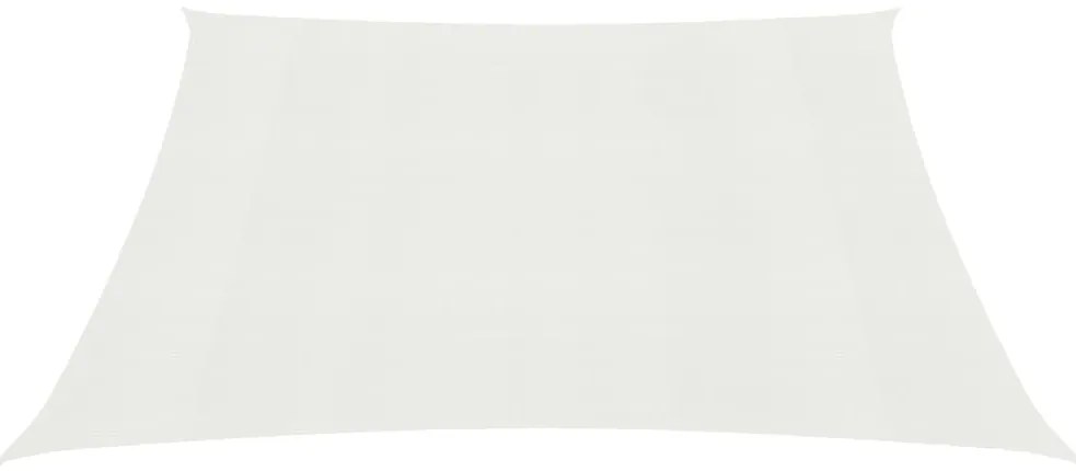 vidaXL Πανί Σκίασης Λευκό 4,5 x 4,5 μ. από HDPE 160 γρ./μ²