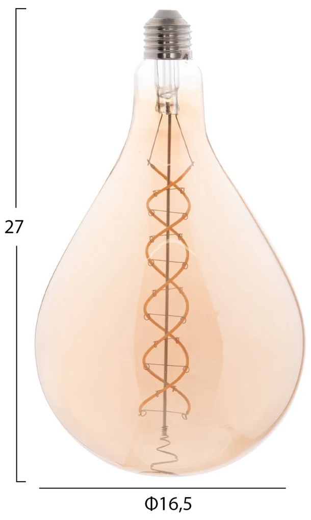 Λαμπτήρας Led Filament 8w E27 3000k Tea Color Dimmable