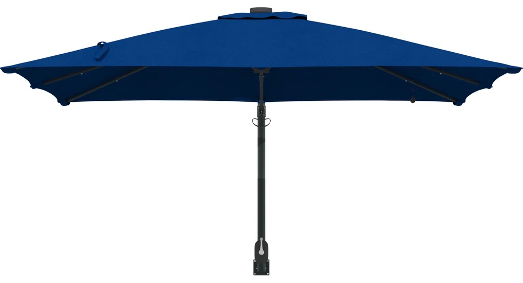 vidaXL Ομπρέλα Κήπου Αζούρ μπλε 248.5 x 247.5 x 160 εκ. ύφασμα