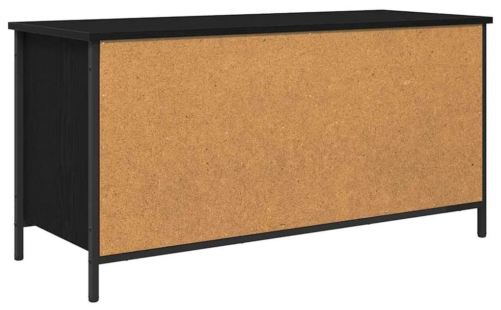 vidaXL Ντουλάπι TV Μαύρη Οξυά 100 x 40 x 50 cm Επεξεργασμένο ξύλο