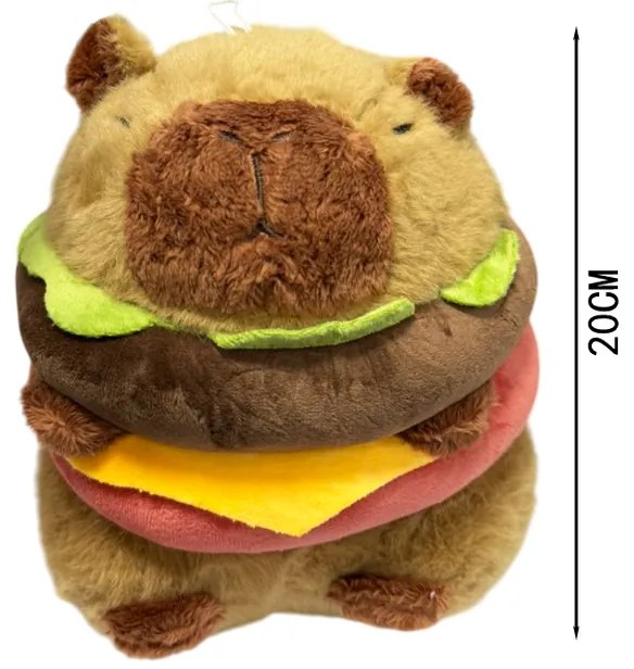 Λούτρινο Καπιμπάρα Μπέργκερ - Stuffed Burger Capybara