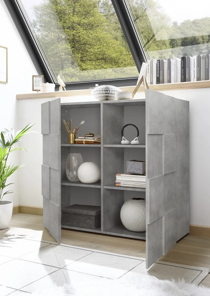 Έπιπλο Τηλεόρασης Γκρι 121x43x57