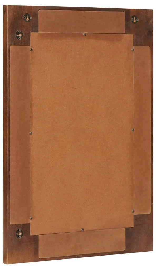 vidaXL Καθρέφτης Μπάνιου Καρυδιά 50 x 70 x 3 εκ. Στερεό ξύλο μάνγκο