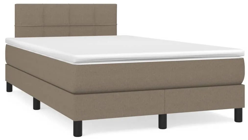 ΚΡΕΒΑΤΙ BOXSPRING ΜΕ ΣΤΡΩΜΑ TAUPE 120X190 ΕΚ. ΥΦΑΣΜΑΤΙΝΟ 3269727