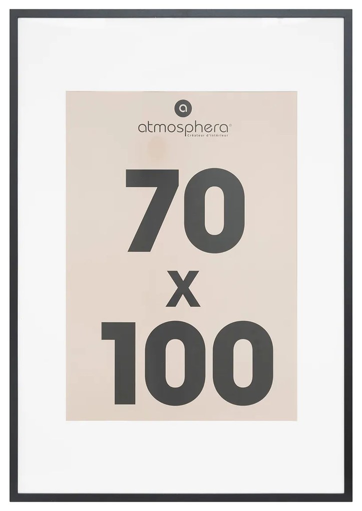 Κορνίζα (70x100) A-S Manu Black 206461A