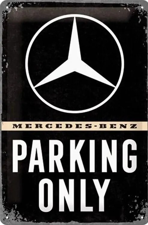 Μεταλλική πινακίδα Mercedes-Benz - Parking Only