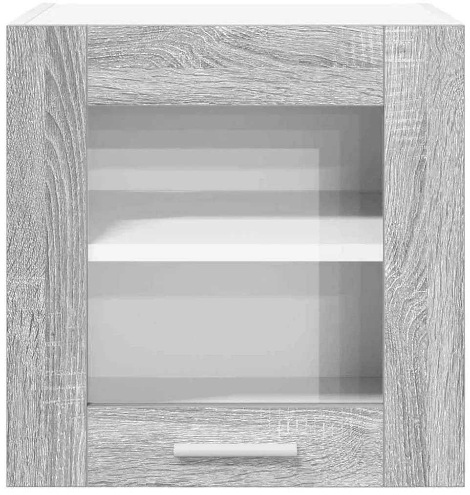 vidaXL Κρεμαστό ντουλάπι με αποθήκευση Γκρίζο Σονομα 40 x 31 x 40 εκ.