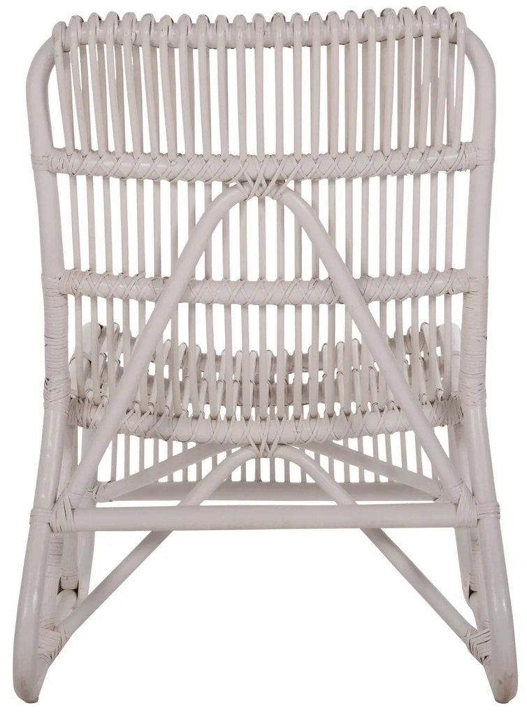 Καρέκλα - Πολυθρόνα BRONNY C9644.02 Λευκό Rattan 60x82x92Υ εκ. 60x2x92 εκ.