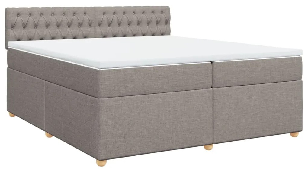 ΚΡΕΒΑΤΙ BOXSPRING ΜΕ ΣΤΡΩΜΑ TAUPE 200X200 ΕΚ. ΥΦΑΣΜΑΤΙΝΟ 3286798