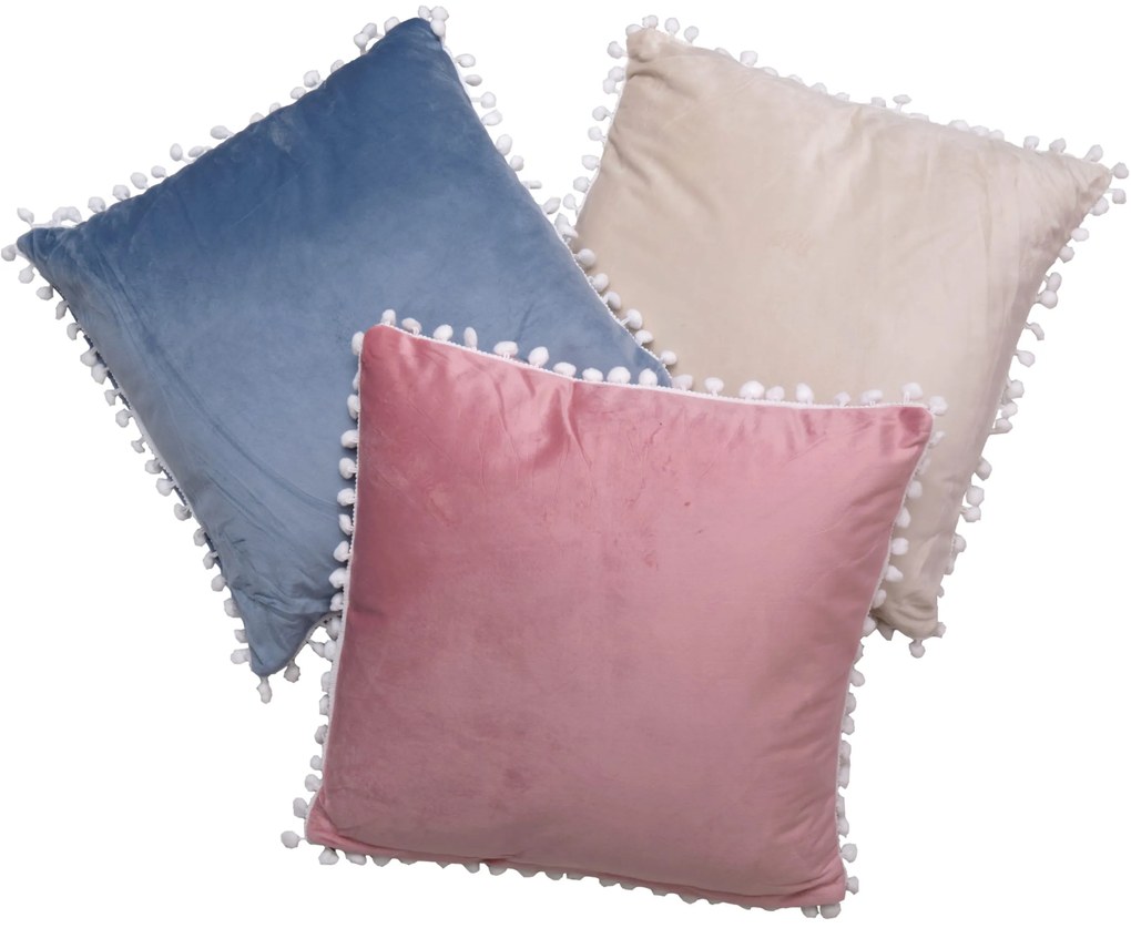 Μαξιλάρι Διακοσμητικό Βελουτέ 45x45 330 Σάπιο Μήλο Viopros