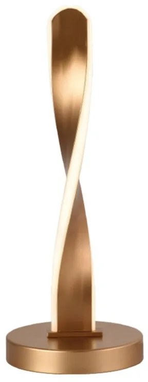 Φωτιστικό Επιτραπέζιο 3047-Golden Led Dimamable 15x38cm 1900Lm 18W 3CCT Gold Inlight