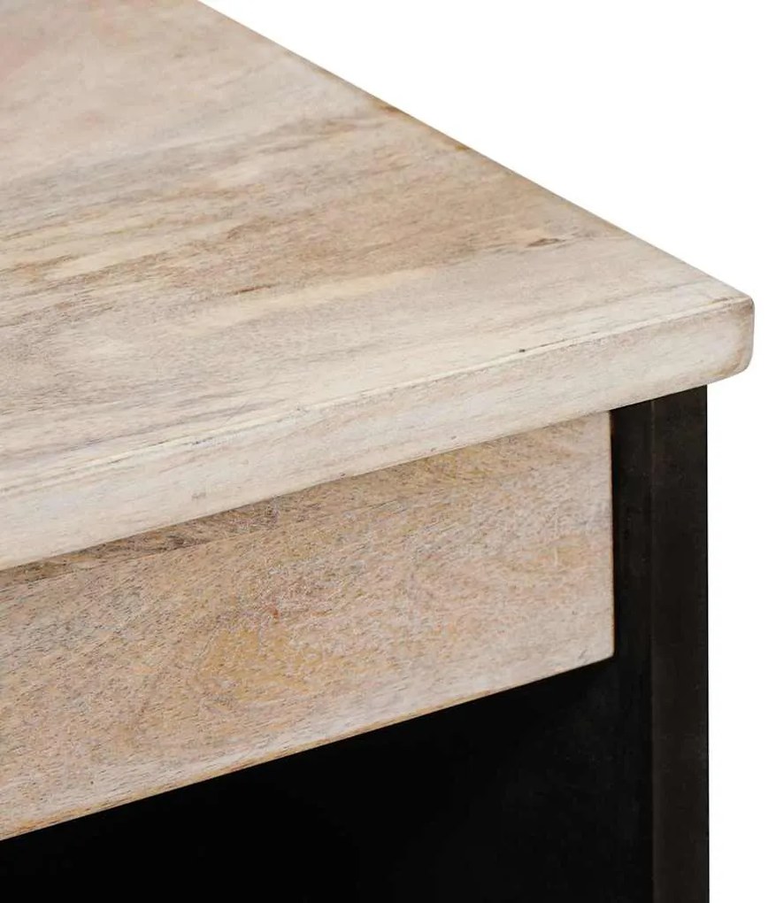 vidaXL Πλαϊνό γραφείο Λευκό 33.5 x 60 x 75 εκ