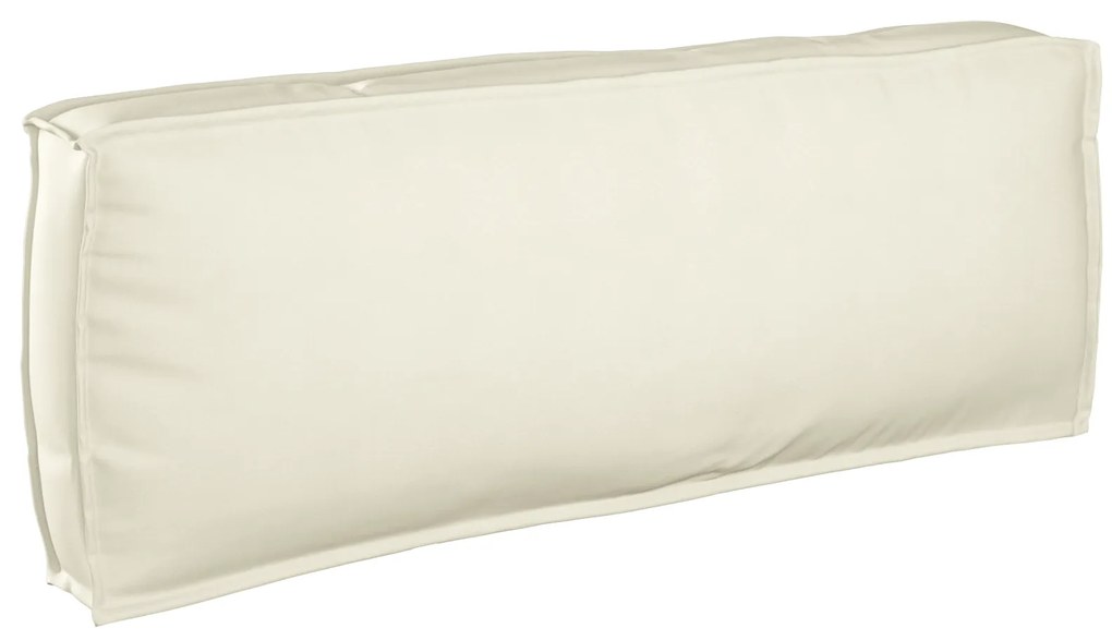 vidaXL Μαξιλάρι Παλέτας Για Πλάτη Κρεμ 120 x 40 x 12 εκ. Ύφασμα Oxford