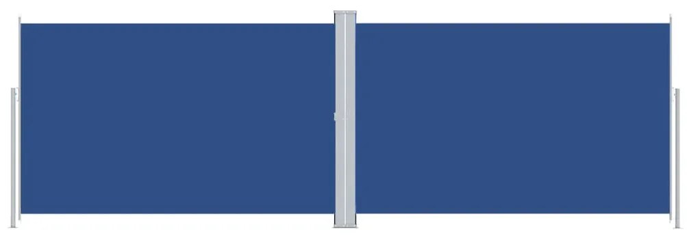 vidaXL Σκίαστρο Πλαϊνό Συρόμενο Μπλε 220 x 600 εκ.