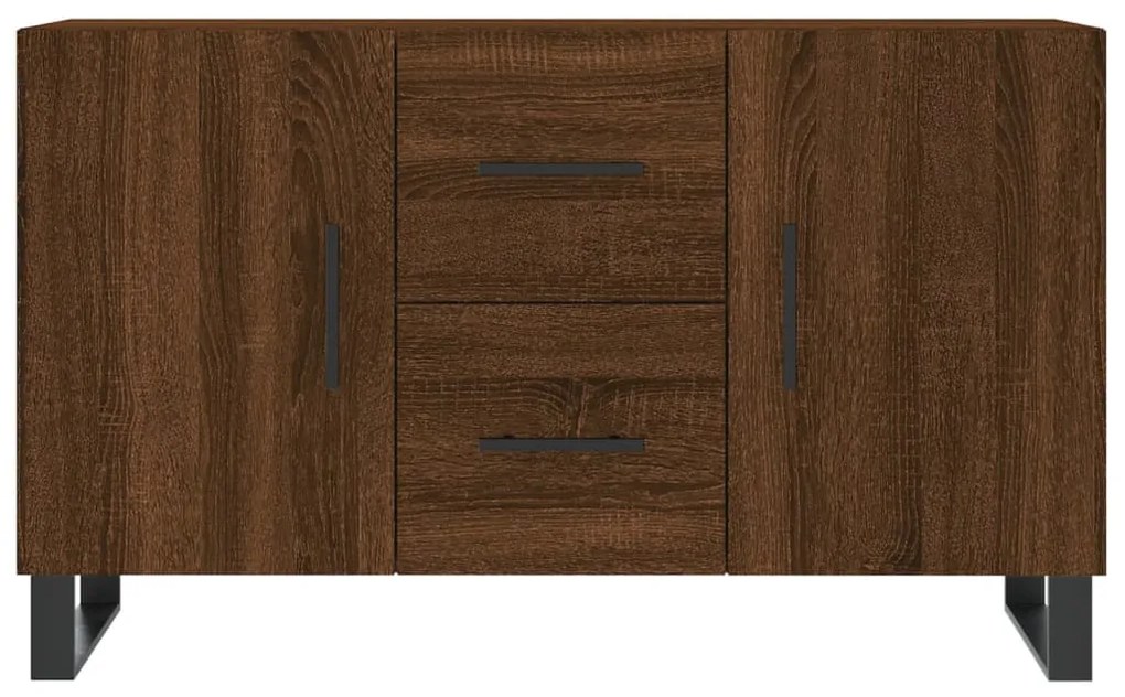 vidaXL Μπουφές Καφέ Δρυς 100 x 36 x 60 εκ. Επεξεργασμένο Ξύλο