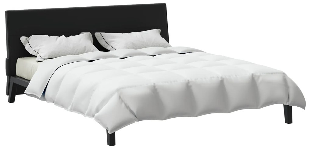 vidaXL Κουβέρτες & Κουβέρτες Λευκό 240 x 220 εκ. Πούπουλο