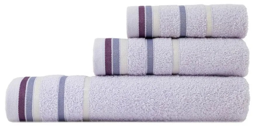 Πετσέτες Embrace (Σετ 3τμχ) Lilac Nima Σετ Πετσέτες 70x140cm 100% Cotton