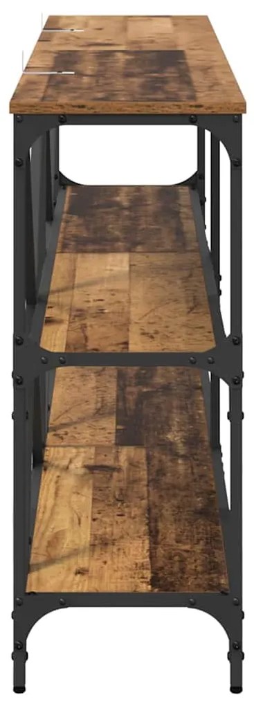 vidaXL Τραπέζι κονσόλας Παλιό Ξύλο 160 x 30 x 75 εκ Επεξεργασμένο ξύλο