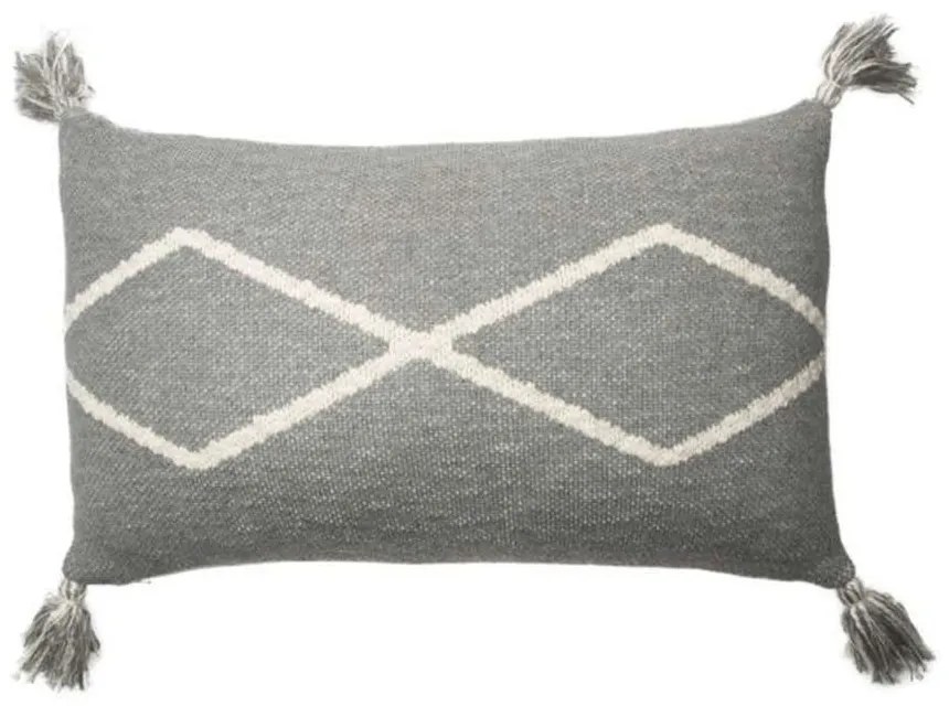 Μαξιλάρι Διακοσμητικό (Με Γέμιση) Oasis LOR-SC-OASIS-GR Grey Lorena Canals 30X48 100% Cotton