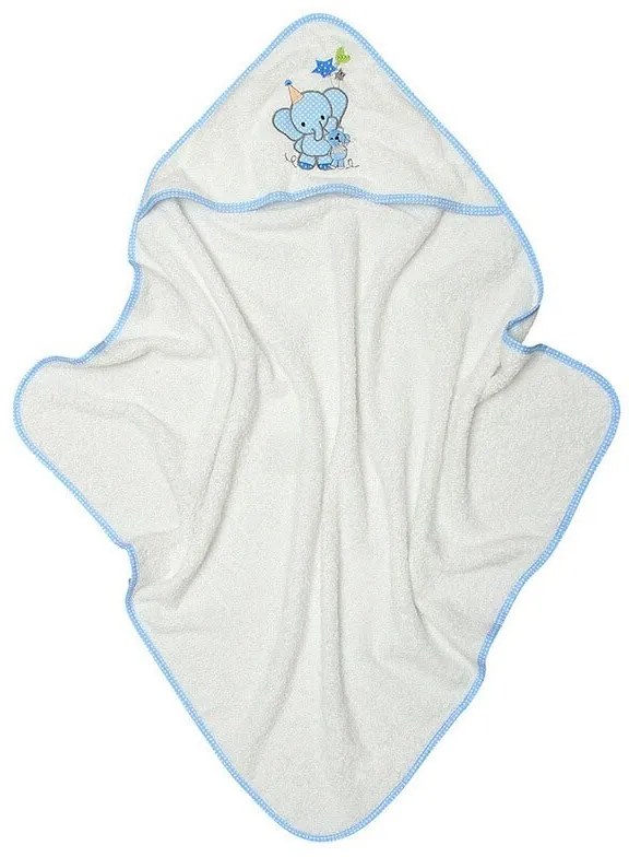 Κάπα κεντητή Elephant Blue 75x75