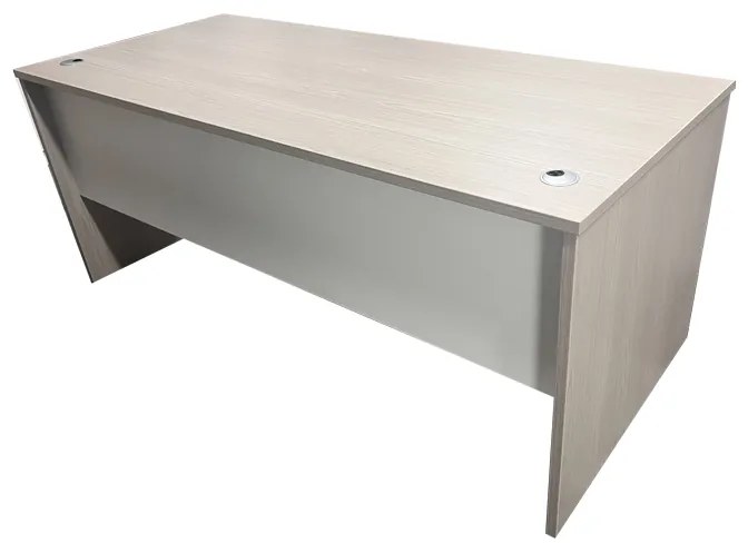 Γραφείο εργασίας Armadi pakoworld σε sonoma-λευκή απόχρωση 160x80x75εκ