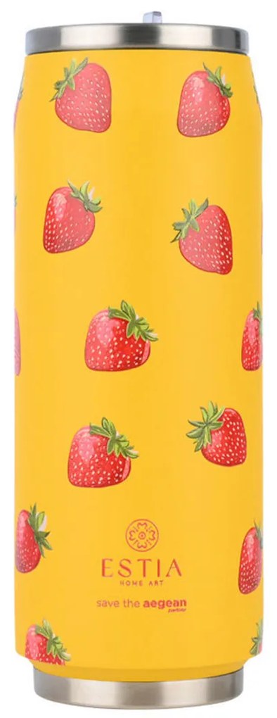 Ποτήρι Θερμός 500ml Estia Save The Aegean Berry Bright 01-31190