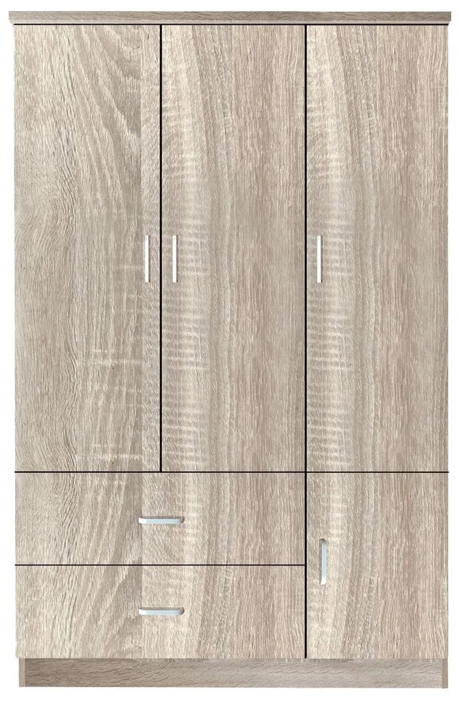 Ντουλάπα ArteLibre TUBEROSA Φυσικό Μοριοσανίδα 120x50x180cm-14370014